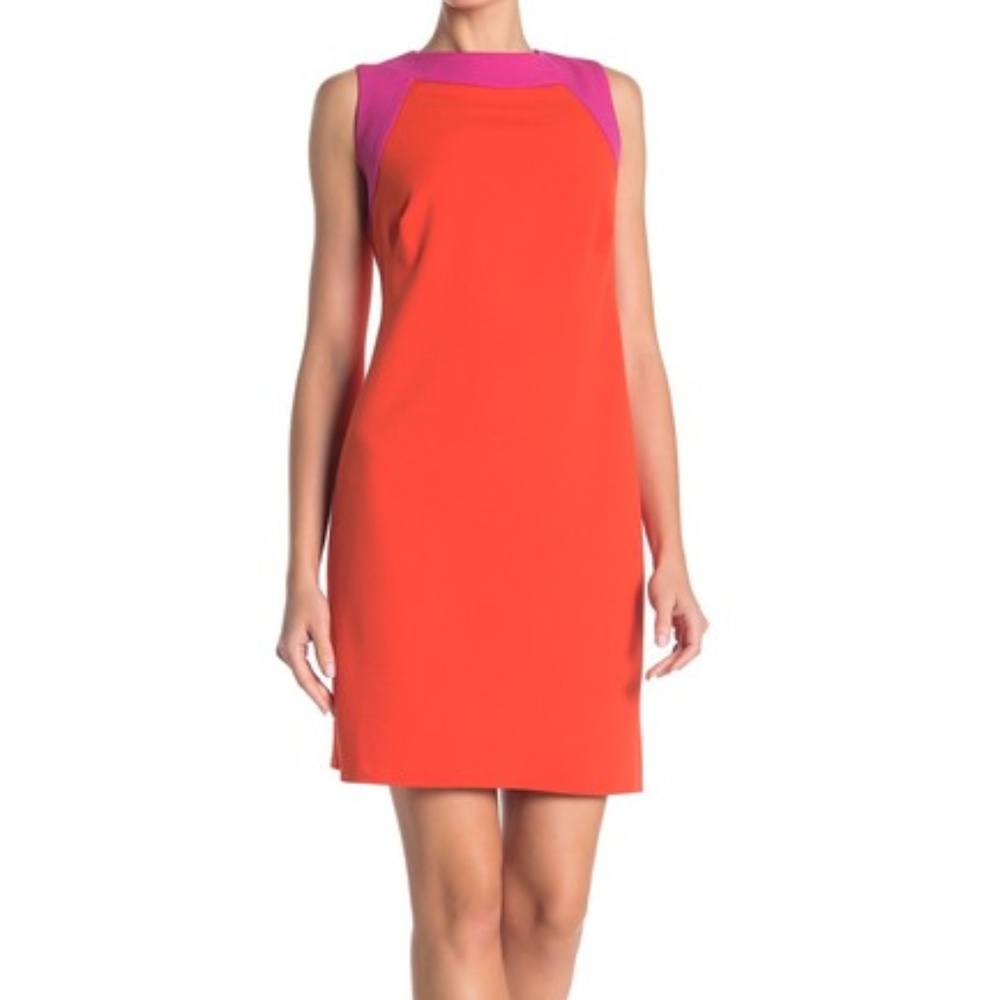 Tash + Sophie Color Block Sleeveless Dress
